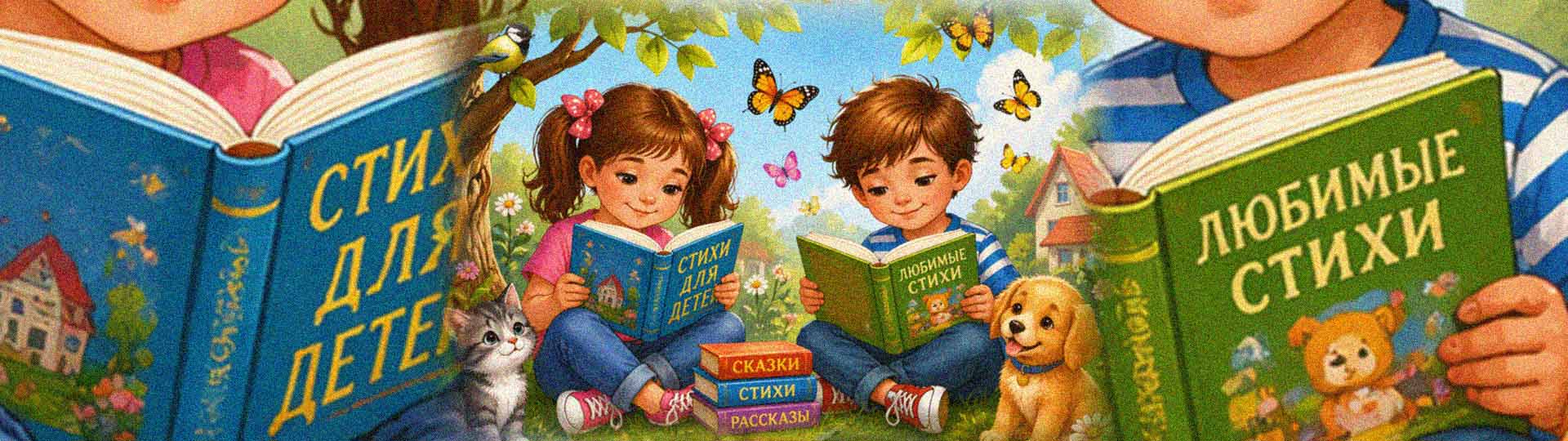 детские книги, сказки и стихи для детей